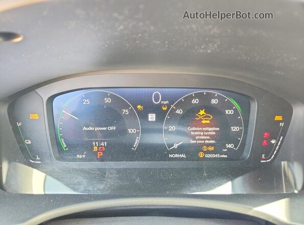 2HGFE4F83SH305086 2025 HONDA CIVIC Red Vista del cuadro de instrumentos