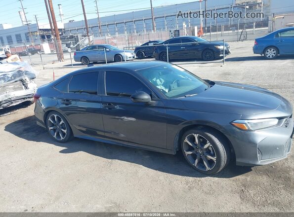 2HGFE4F83SH312104 2025 HONDA CIVIC Gray Vista interior trasera