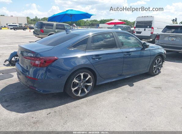2HGFE4F83SH317478 2025 HONDA CIVIC Синий Задняя правая четверть