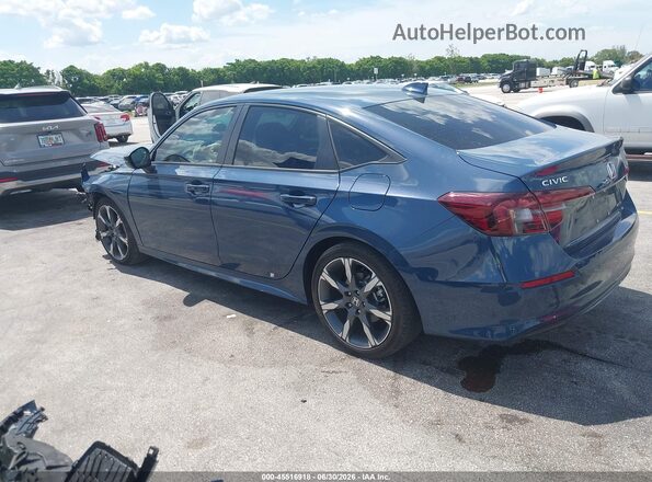 2HGFE4F83SH317478 2025 HONDA CIVIC Синий Задняя левая четверть