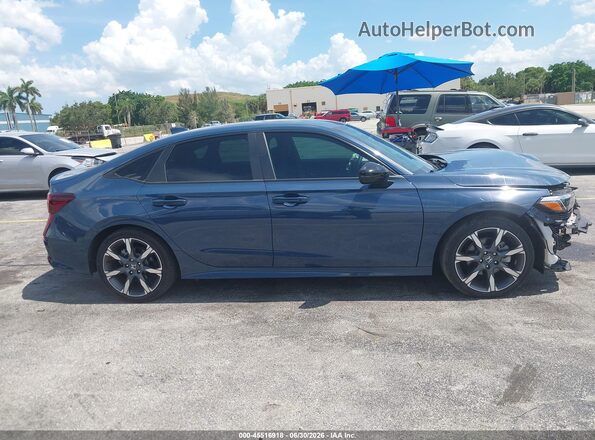 2HGFE4F83SH317478 2025 HONDA CIVIC Синий Вид задней части салона