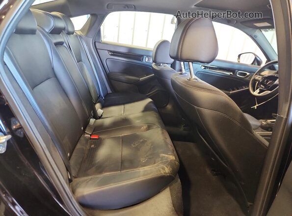 2HGFE4F83SH333731 2025 HONDA CIVIC Black უკანა სავარძლების ხედი