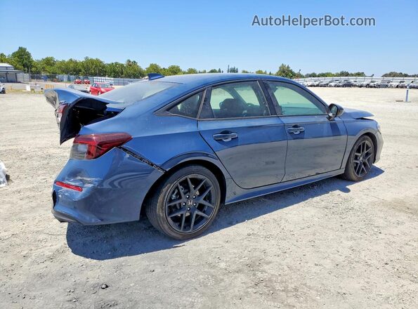 2HGFE4F83SH352327 2025 HONDA CIVIC Синий Задняя правая четверть