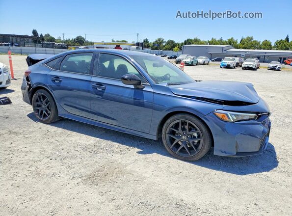 2HGFE4F83SH352327 2025 HONDA CIVIC Синий Передняя правая четверть