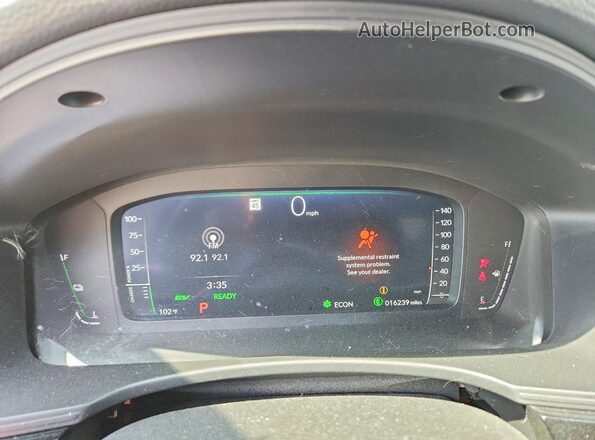 2HGFE4F83SH353509 2025 HONDA CIVIC Blue Vista del cuadro de instrumentos