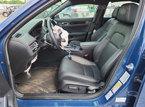 2HGFE4F83SH353509 2025 HONDA CIVIC Blue Vista interior delantera