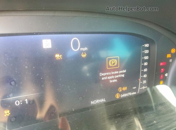 2HGFE4F84SH300950 2025 HONDA CIVIC Blue Instrument cluster view