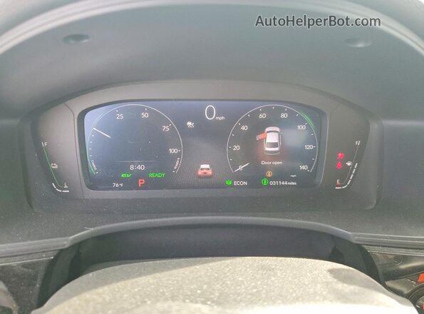 2HGFE4F84SH317747 2025 HONDA CIVIC White Սարքավորումների վահանակի տեսք
