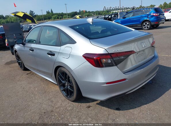 2HGFE4F84SH347668 2025 HONDA CIVIC Silver Rear left