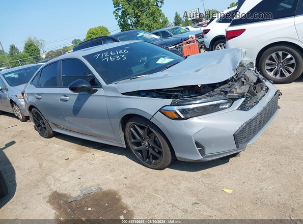 2HGFE4F85SH307633 2025 HONDA CIVIC Серый Вид задней части салона