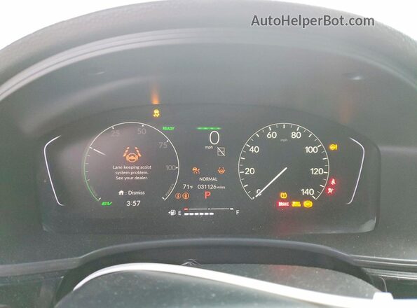 2HGFE4F85SH335545 2025 HONDA CIVIC Gray Vista del cuadro de instrumentos
