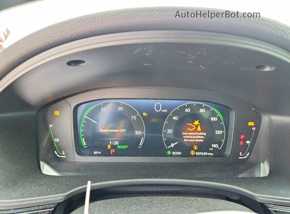 2HGFE4F85TH305401 2026 HONDA CIVIC White Widok zestawu wskaźników