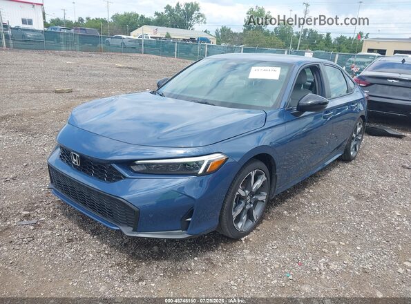 2HGFE4F85TH307813 2026 HONDA CIVIC Синий Передняя левая четверть