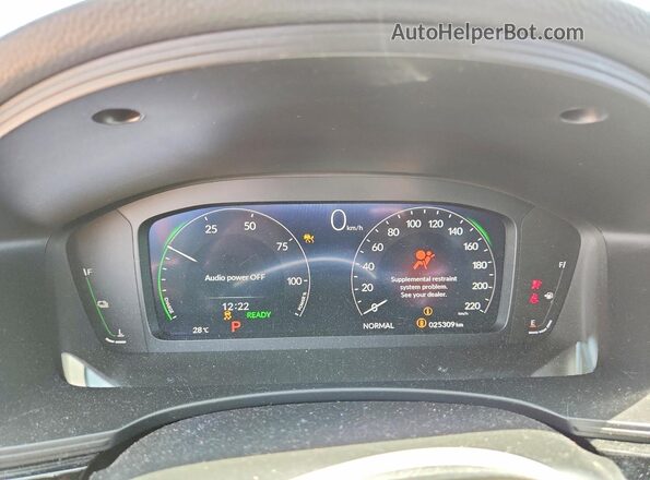 2HGFE4F86SH000696 2025 HONDA CIVIC White Սարքավորումների վահանակի տեսք