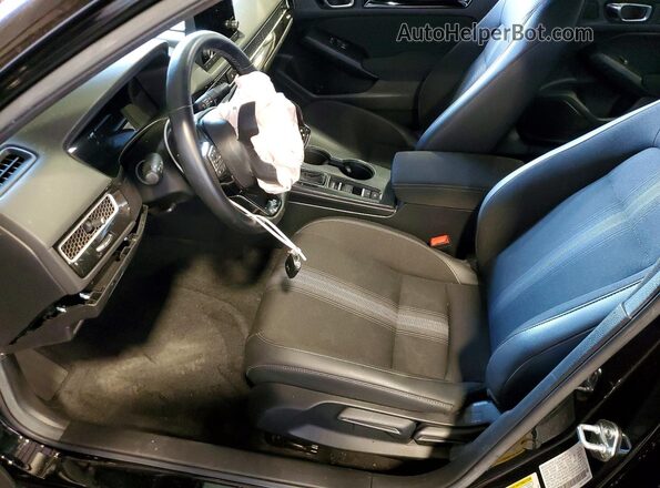 2HGFE4F86SH315577 2025 HONDA CIVIC Black წინა სალონის ხედი