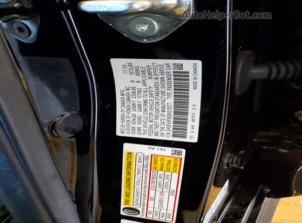 2HGFE4F86SH315577 2025 HONDA CIVIC Black ძრავის განყოფილების ხედი