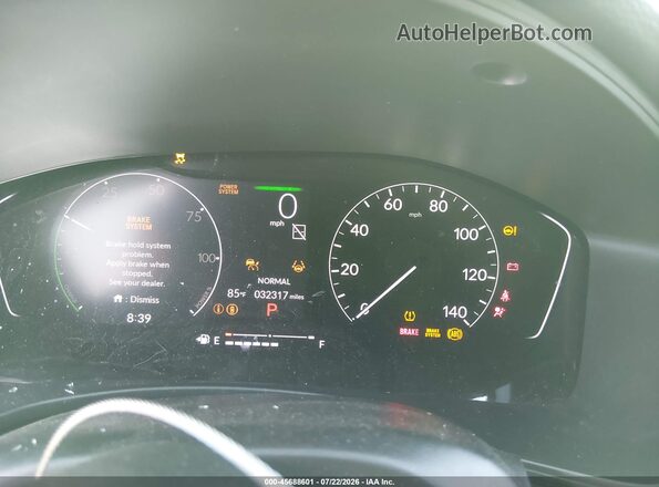2HGFE4F86SH322061 2025 HONDA CIVIC Белый Вид задних сидений