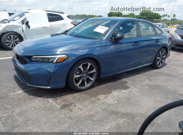 2HGFE4F86SH344836 2025 HONDA CIVIC Gray წინა მარცხენა ხედი სამი მეოთხედიდან