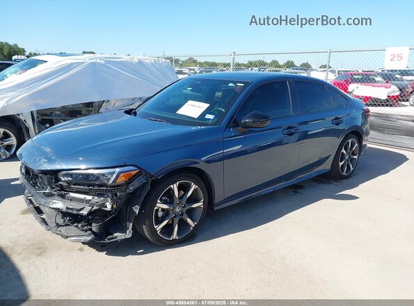 2HGFE4F87SH300537 2025 HONDA CIVIC Blue Передня ліва чверть