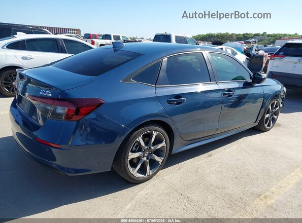 2HGFE4F87SH300537 2025 HONDA CIVIC Blue Задня права чверть