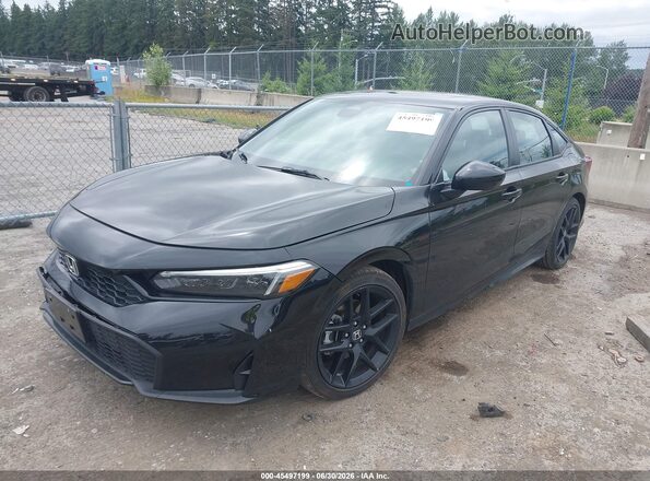 2HGFE4F87SH316625 2025 HONDA CIVIC Black Przód lewy