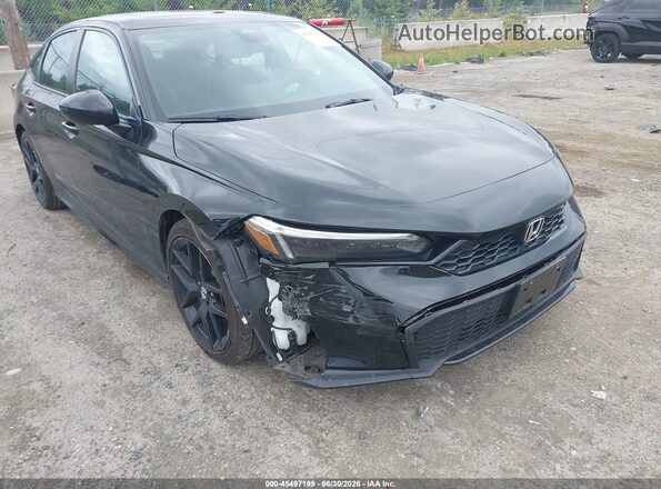 2HGFE4F87SH316625 2025 HONDA CIVIC Black Widok z przodu