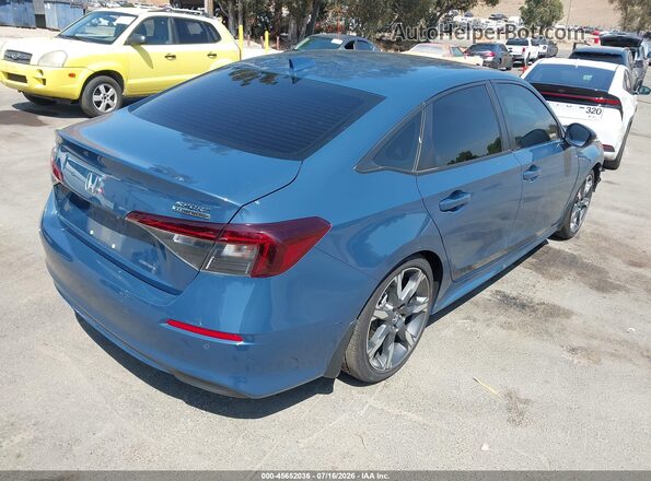 2HGFE4F87SH326605 2025 HONDA CIVIC Бирюзовый Задняя правая четверть