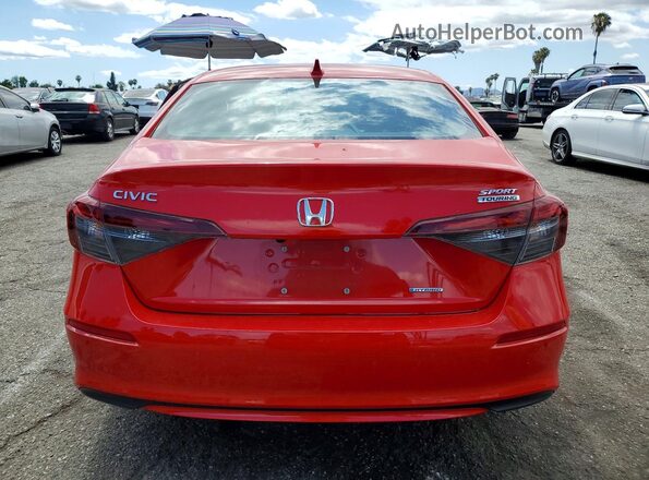 2HGFE4F88SH300692 2025 HONDA CIVIC Красный Вид сзади