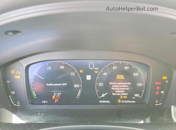 2HGFE4F88SH300692 2025 HONDA CIVIC Красный Вид щитка приборов