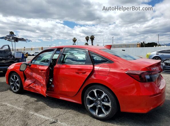 2HGFE4F88SH300692 2025 HONDA CIVIC Красный Задняя левая четверть