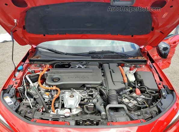 2HGFE4F88SH300692 2025 HONDA CIVIC Красный Вид задней части салона