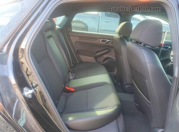 2HGFE4F88SH324474 2025 HONDA CIVIC Black Հետևի նստատեղերի տեսք