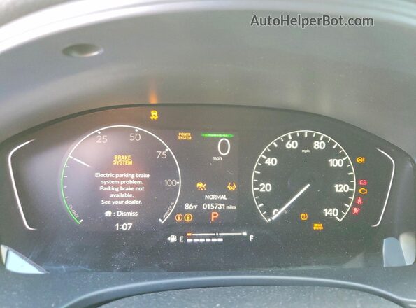 2HGFE4F88SH329903 2025 HONDA CIVIC Black Instrument cluster view