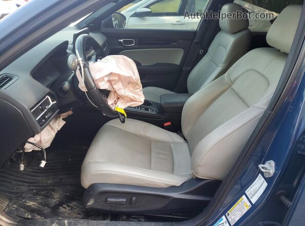 2HGFE4F89SH002278 2025 HONDA CIVIC Blue Вид салону спереду