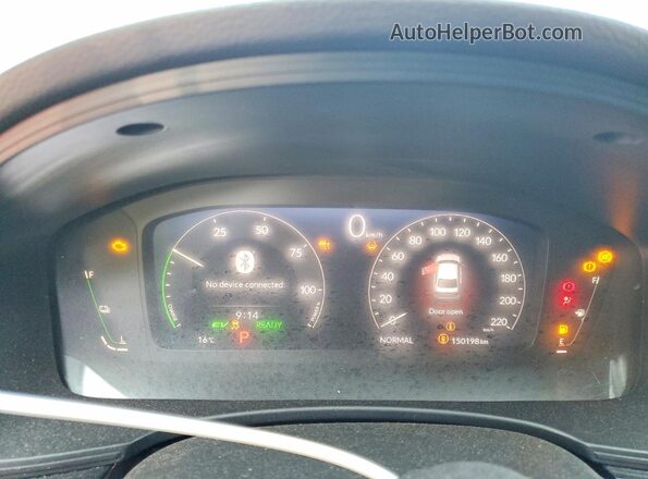 2HGFE4F89SH002278 2025 HONDA CIVIC Blue Вид щитка приладів