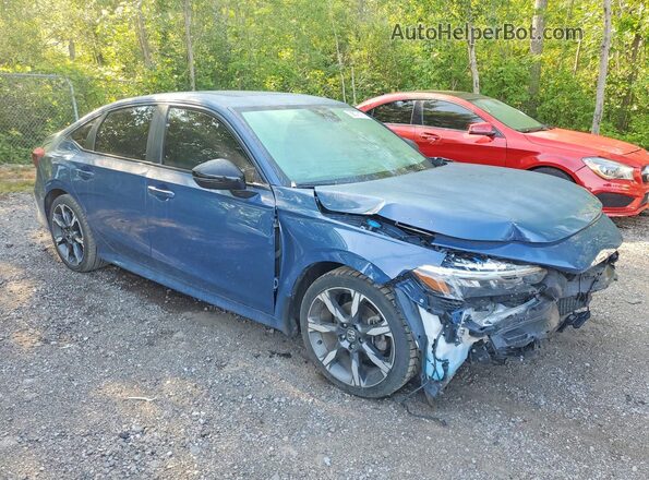 2HGFE4F89SH002278 2025 HONDA CIVIC Blue Передня права чверть