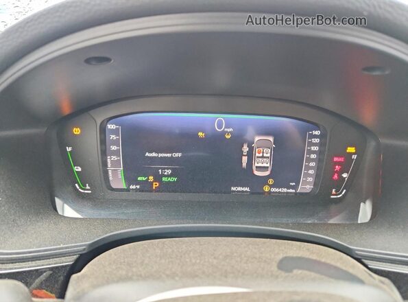 2HGFE4F89SH310034 2025 HONDA CIVIC Black Widok zestawu wskaźników