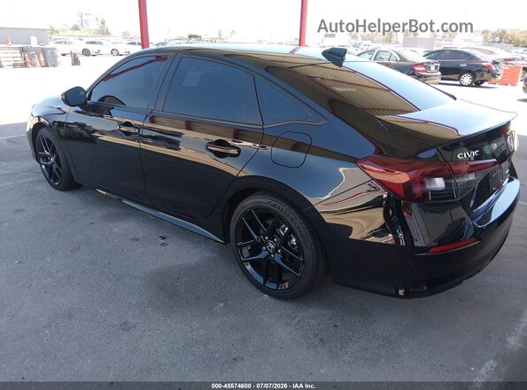 2HGFE4F89SH310423 2025 HONDA CIVIC Black Հետևի ձախ