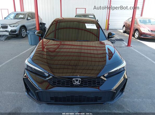 2HGFE4F89SH310423 2025 HONDA CIVIC Black Սարքավորումների վահանակի տեսք