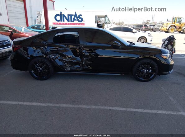 2HGFE4F89SH310423 2025 HONDA CIVIC Black Սալոնի հետևի տեսք