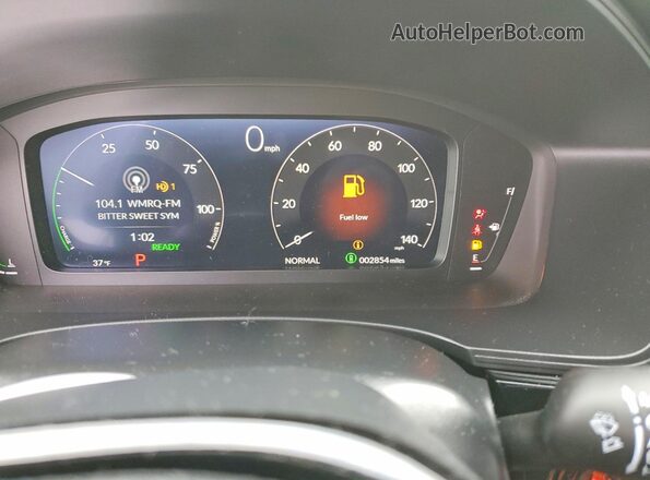 2HGFE4F89SH349805 2025 HONDA CIVIC White Vista del cuadro de instrumentos