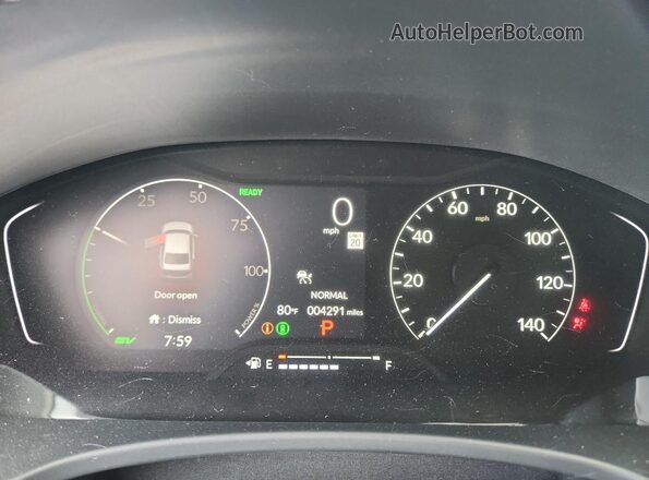 2HGFE4F89TH306809 2026 HONDA CIVIC Black Widok zestawu wskaźników