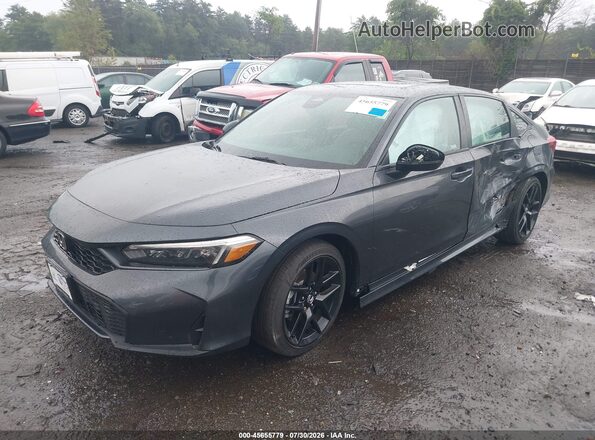 2HGFE4F89TH311296 2026 HONDA CIVIC Gray Առջևի ձախ երեք քառորդ տեսարան