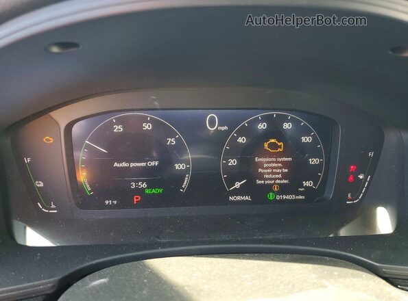 2HGFE4F8XSH304274 2025 HONDA CIVIC Blue Սարքավորումների վահանակի տեսք