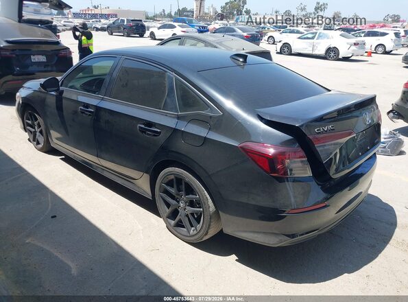 2HGFE4F8XSH332575 2025 HONDA CIVIC Black Rear left