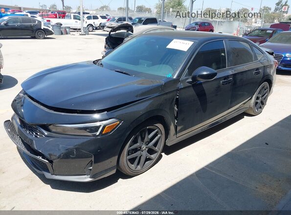 2HGFE4F8XSH332575 2025 HONDA CIVIC Black Front left