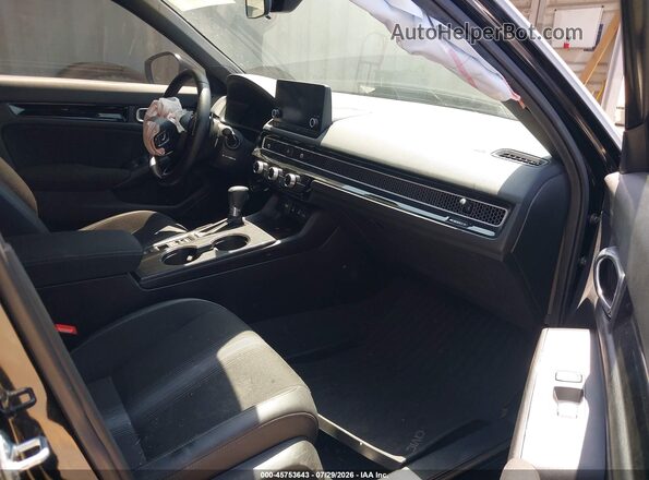 2HGFE4F8XSH332575 2025 HONDA CIVIC Black Front interior view