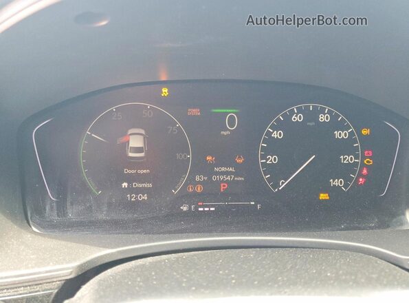 2HGFE4F8XSH344208 2025 HONDA CIVIC Синий Вид щитка приборов