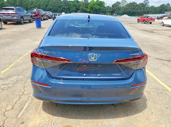 2HGFE4F8XSH344208 2025 HONDA CIVIC Синий Вид сзади