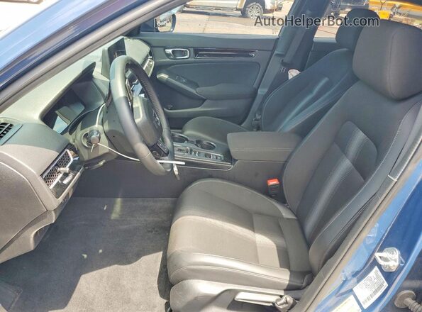 2HGFE4F8XSH344208 2025 HONDA CIVIC Синий Вид салона спереди